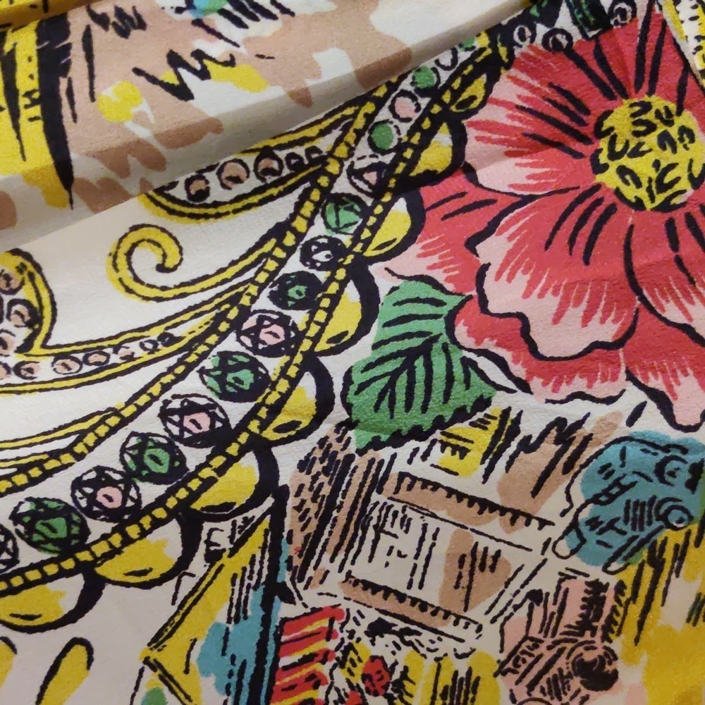 Anthropologie Collette Dinnigan Stunning Women's 100% Silk Dress Size 4 - Picture 7 of 14